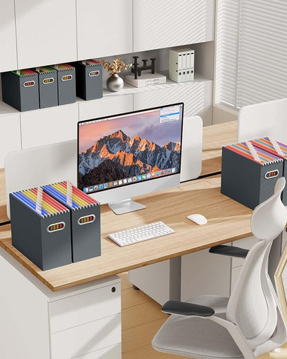 Portable Collapsible Cardboard File Box - Image 3