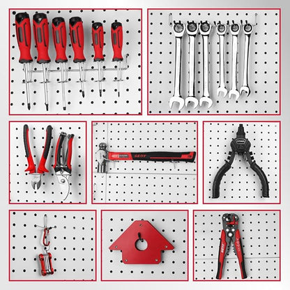 300-Piece Pegboard Hook Set, Pegboard Organizer Accessories - Image 8