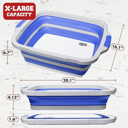 KITCHEN PERFECTION Collapsible XL Smoker & BBQ Prep Tub - Image 3