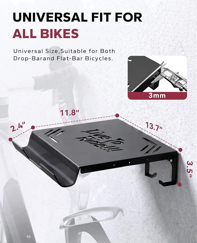 HAPBEAR Bike Wall Mount Rack - Image 2