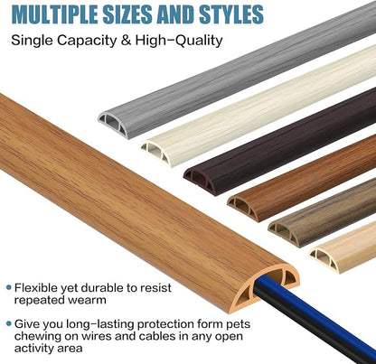 Floor Cord Covers for Wires 10FT Cable Hider Wire Cover Self Adhesive Cord - Image 6