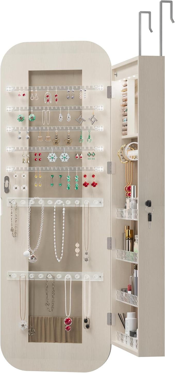 Montary Door or Wall-Mounted Jewelry Cabinet - Image 5
