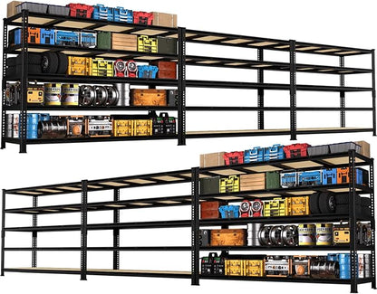 PrimeZone 60" W X 24" D X 72" H Heavy Duty Garage Storage Shelves by PrimeZone