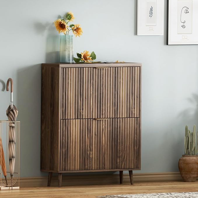 Shoe Cabinet Storage, Modern Freestanding Organizer - Image 7