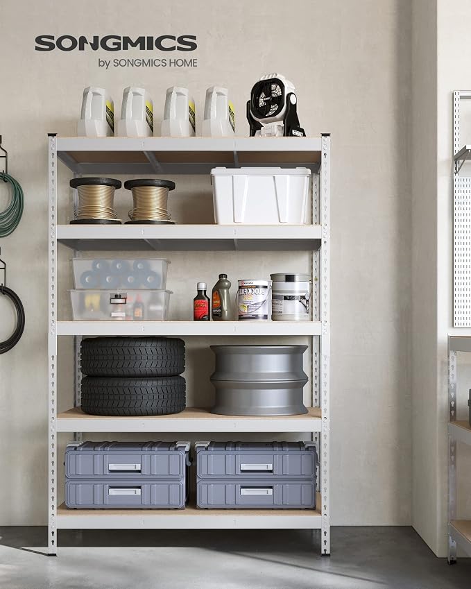 SONGMICS 5-Tier Storage Shelves, Load 2310 lb, Garage Storage, Boltless Assembly - Image 2