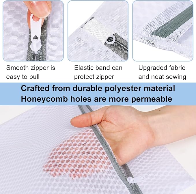 Vivifying 3Pcs Mesh Laundry Bags - Image 3