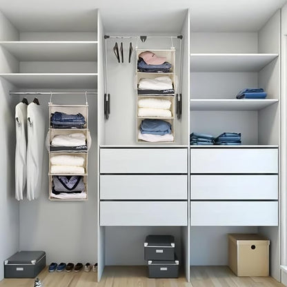 MAX Houser 4 Tier Shelf Hanging Closet Organizer, Space Saver, Closet Hanging - Image 6