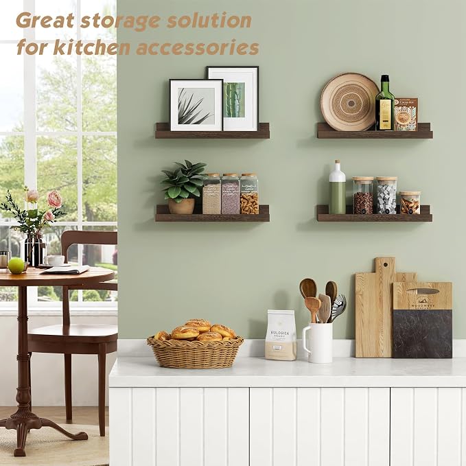 Forbena Wooden Floating Shelves - Image 5