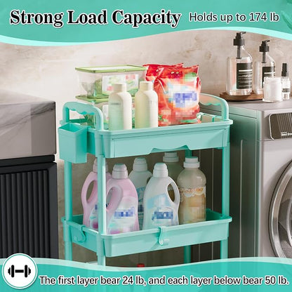 SUNALLY 3-Tier Rolling Cart - Image 5