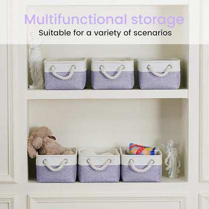 11.8x7.9x5.2 Inch Fabric Small Storage Bins - Image 6