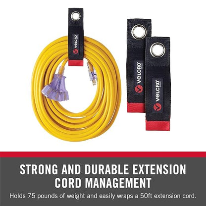 VELCRO Brand EASY HANG Extension Cord Organizer – Declutter Fast, Hang Smarter - Image 2