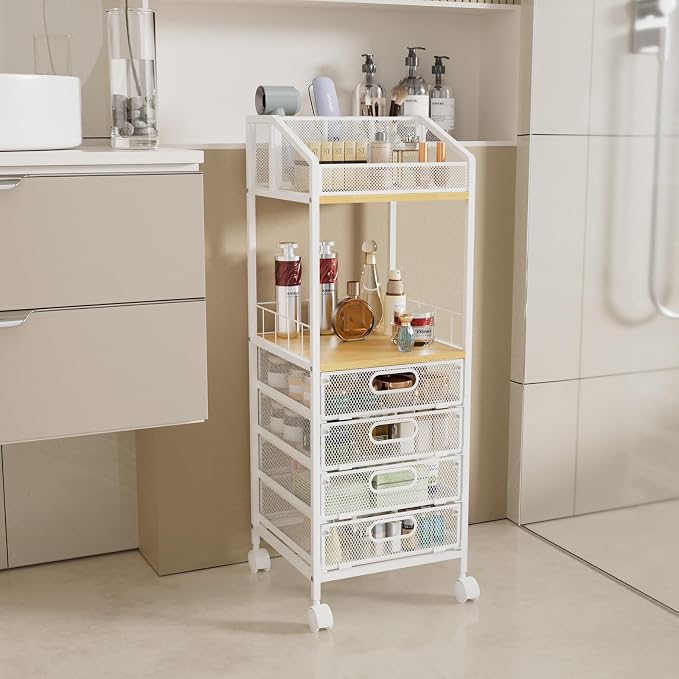 HapiRm Makeup Organizer Storage Cart - Image 9