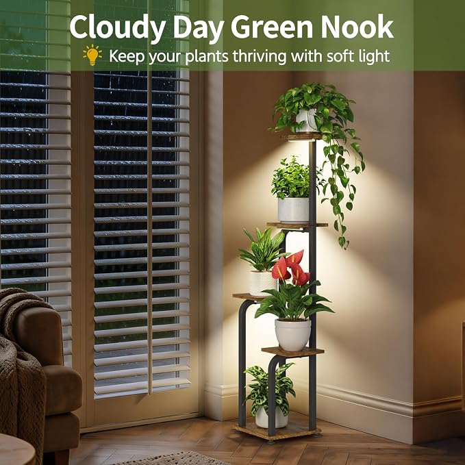 LASZOLA 5 Tiered Plant Stand Tall - Image 7