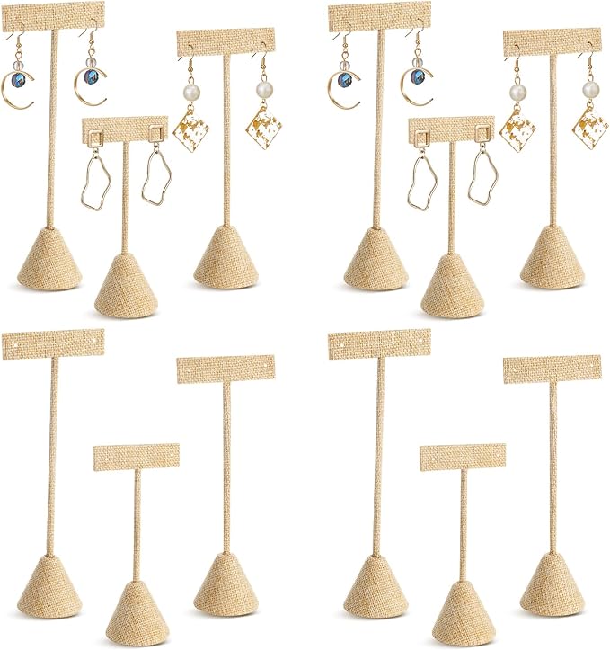 Marsui 12 Pcs Earring Display Set Earring T Bar Display Earring Holders by Marsui