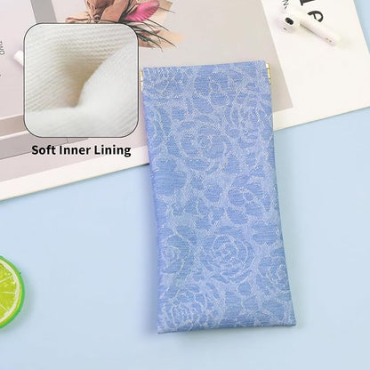 Double Eyeglass Case Soft Dual Glasses Case - Image 5