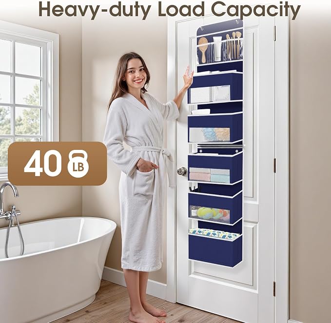 6-Tier Over The Door Organizer Hanging Storage Organizers - Image 5