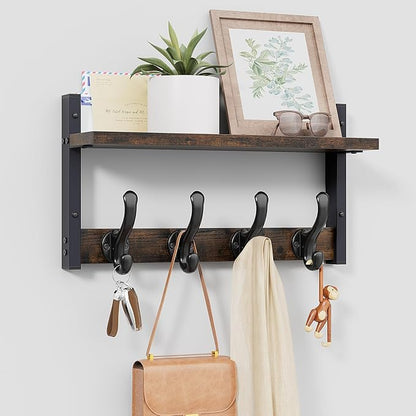 Tatub 16" Rustic Coat Rack Wall Mount by Tatub