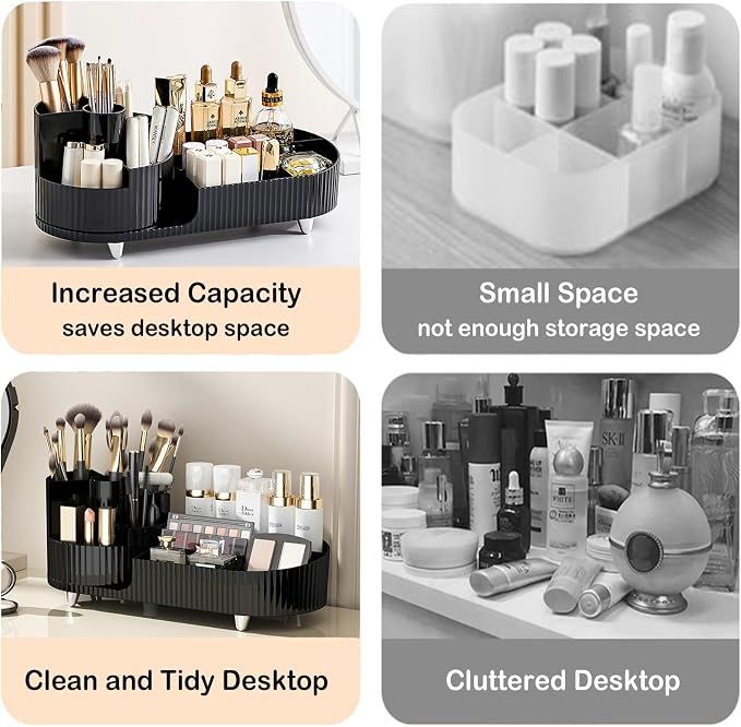 Rotating Makeup Organizer for Vanity - Image 6
