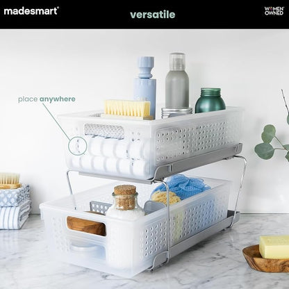 madesmart 2 Tier Organizer, Under Cabinet Storage - Image 4