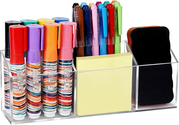 Ameceres Magnetic Pen Holder Classroom Organization Acrylic Marker Holder by Ameceres