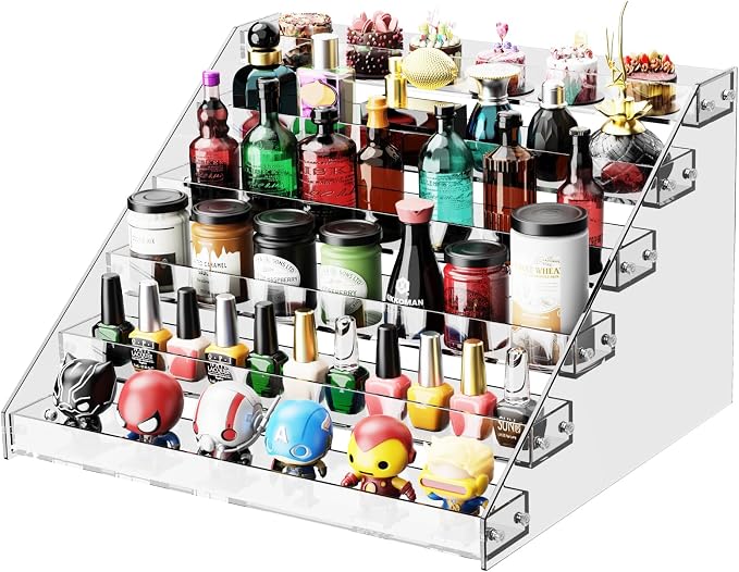 Acrylic Display Shelf, Risers Display Stands, Perfume Organizer, Cupcake Stand by HUITAI