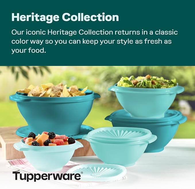 Tupperware Heritage Collection, New 10 Piece Food Storage Container Set in - Image 2