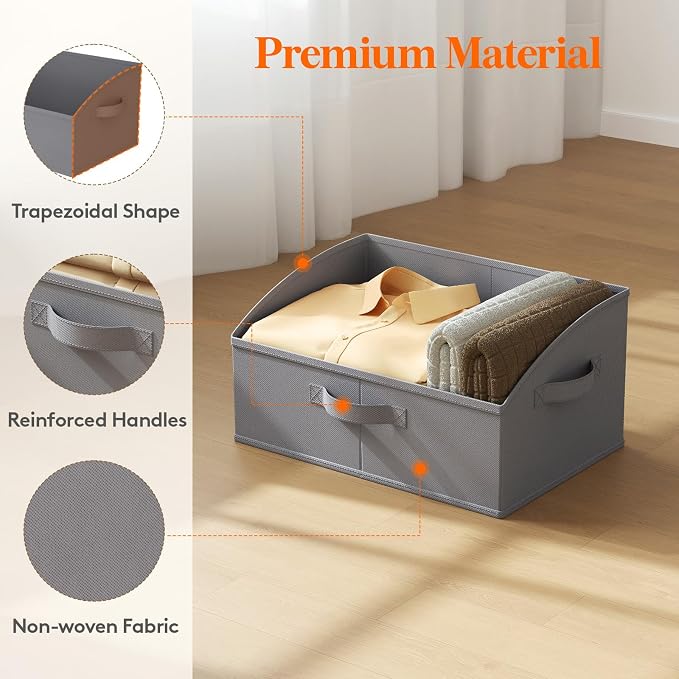 Lifewit Trapezoid Closet Storage Bins - Image 5