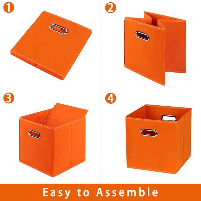 Fabric storage bins Cubes, Fabric Cube Organizer - Image 6