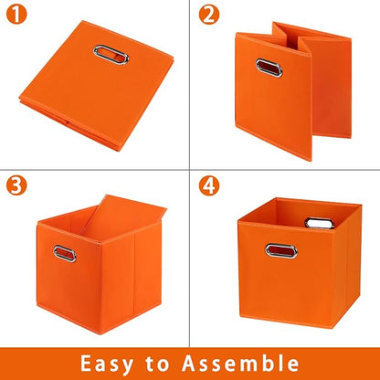 Fabric storage bins Cubes, Fabric Cube Organizer - Image 6