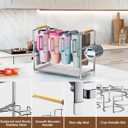 Housolution Water Bottle Organizer Drying Rack - Image 6