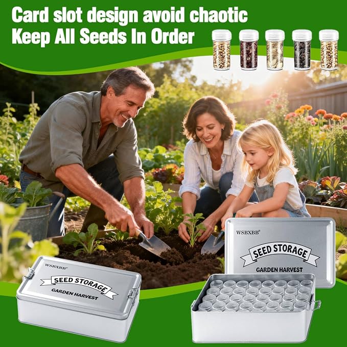 2 Pack Seed Storage Organizer Box - Image 6