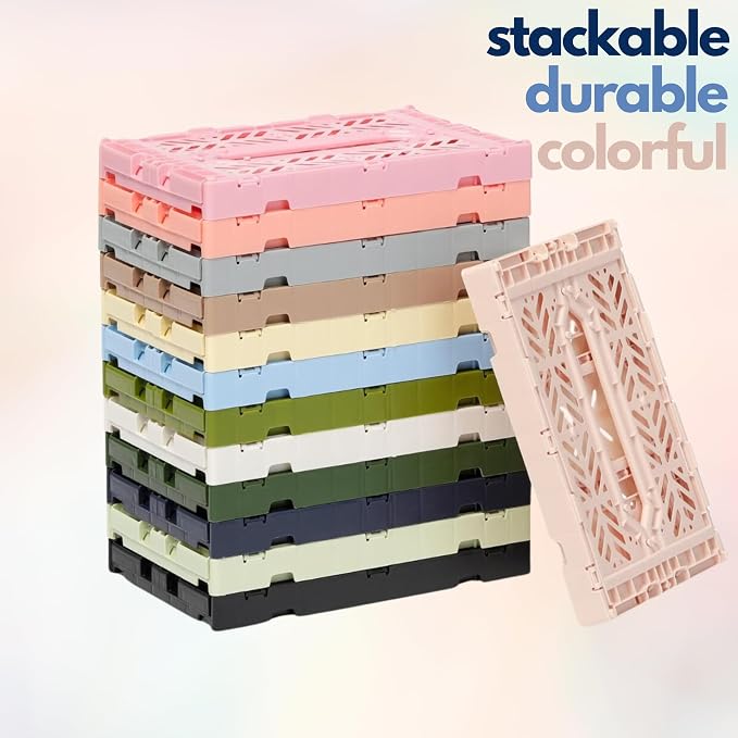 Collapsible Storage Box, Foldable Crate Organizer Bin - Image 8