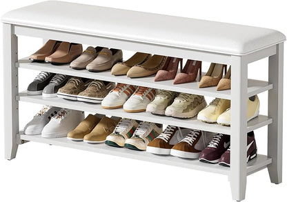 Taitiy Shoe Rack Bench Entryway Storage, Shoe Organizer Bench by Taitiy
