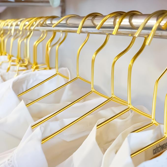 Wesiti 100 Pcs Stainless Steel Metal Hangers Wire Hangers - Image 9