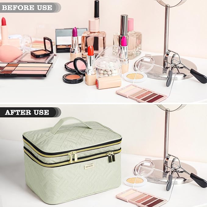 8.8L Double Layer Travel Makeup Bag - Image 4