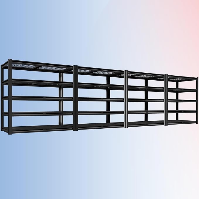 PrimeZone Heavy Duty Garage Shelving 5 Tier Heavy Duty Storage Shelves by PrimeZone