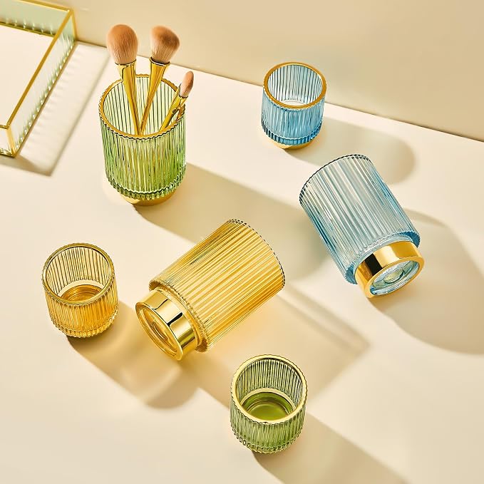 Makeup Brush Holder Organizer, Toothbrush Holders, Desk Pen Pencil Holder - Image 8