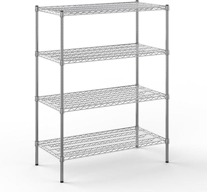 21" Deep x 42" Wide x 54" Height Wire Shelving Kit | 4-Tier | NSF Commercial by Regal+Altair