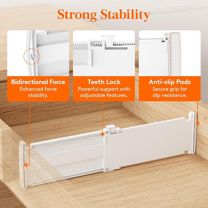 Lifewit 16 Pack Drawer Dividers - Image 4