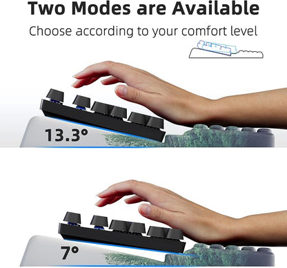 Ospelelf Keyboard Wrist Rest Pad, Comfy Ergonomic Keyboard Stand Holder - Image 3