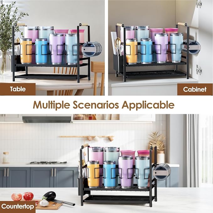 Housolution Water Bottle Organizer Drying Rack - Image 8