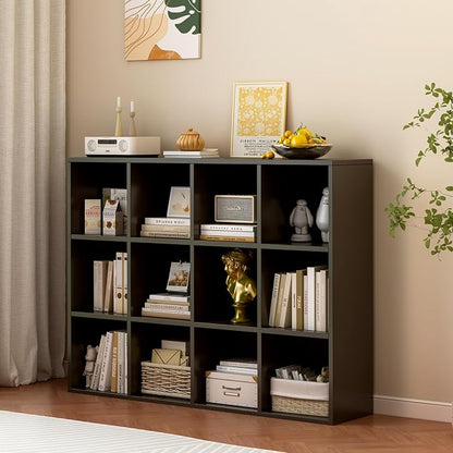12-Cube Storage Shelf Bookcase - Image 2