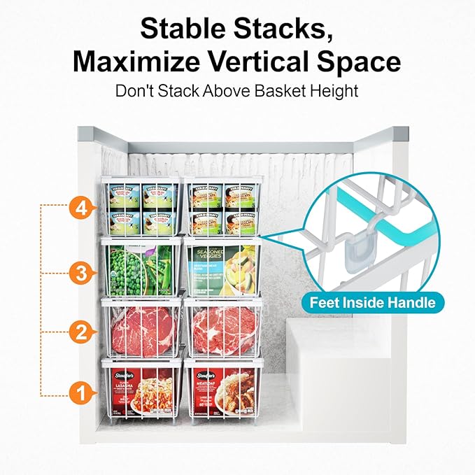iSPECLE Deep Freezer Organizer Bins - Image 6