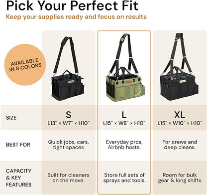 FifthStart Cleaning Caddy Bag for Professionals - Image 3