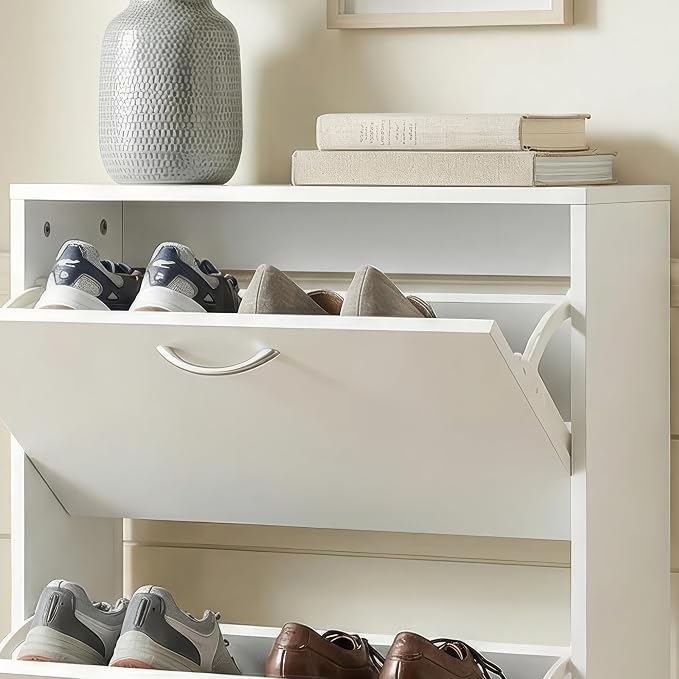HOPUBUY Shoe Cabinet for Entryway, Narrow Shoe Storage - Image 6