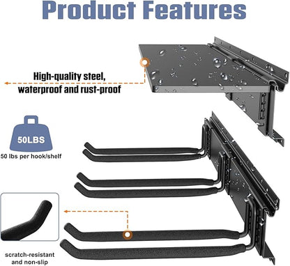 WALMANN Wall Mounted Garden Tool Rack - Image 6