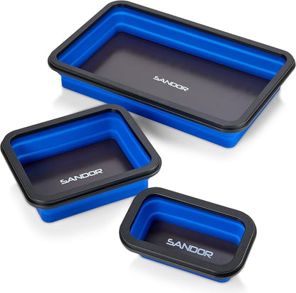 Collapsible Magnetic Parts Tray Set by SANDOR