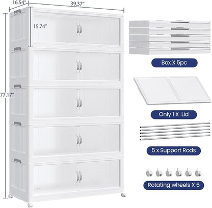 1600QT Extra Large Stackable Storage Bins - Image 2