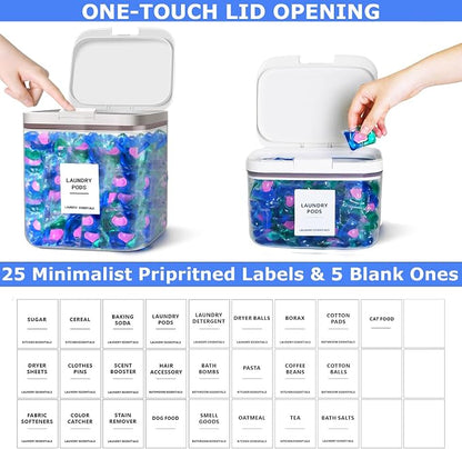 2 Pack Laundry Pods Container for Laundry Room Organization, Laundry Pod Up - Image 3