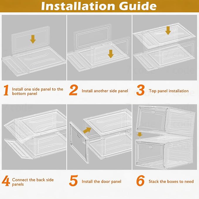 7 code Shoe Organizer, Collapsible Closet Storage Rack - Image 8